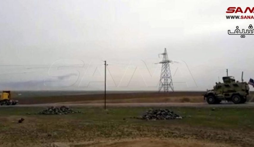 آمریکا یک کاروان حامل تسلیحات به پایگاه‌های خود در سوریه ارسال کرد