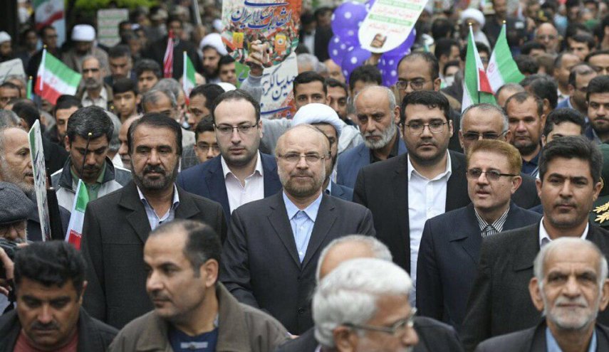 قاليباف: الشعب الايراني تمكّن من افشال مخطط استهداف الوحدة الوطنية في البلاد