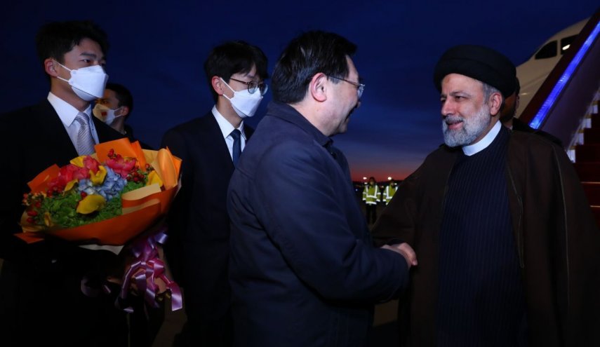 رئیس جمهور وارد پکن شد 