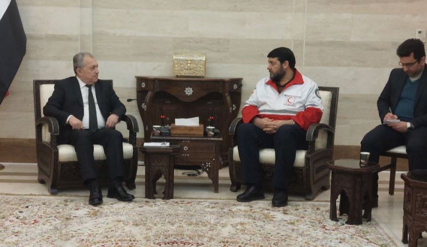نخست وزیر سوریه: هلال‌احمر ایران ثابت کرد که در هر شرایطی حامی حادثه‌دیدگان است/ از رهبری، دولت و مردم جمهوری اسلامی ایران تشکر می‌کنیم