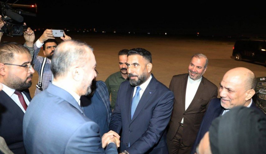 امیر عبداللهیان وارد نجف شد