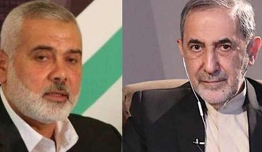 ولایتی در  گفتگو با هنیه: پیروزی فلسطین بسیار نزدیک است