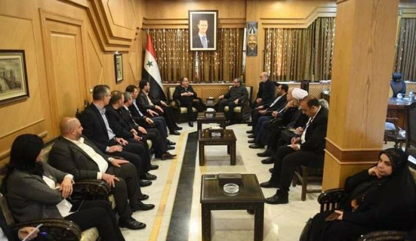 دیدار هیات پارلمانی ایران با استاندار حلب