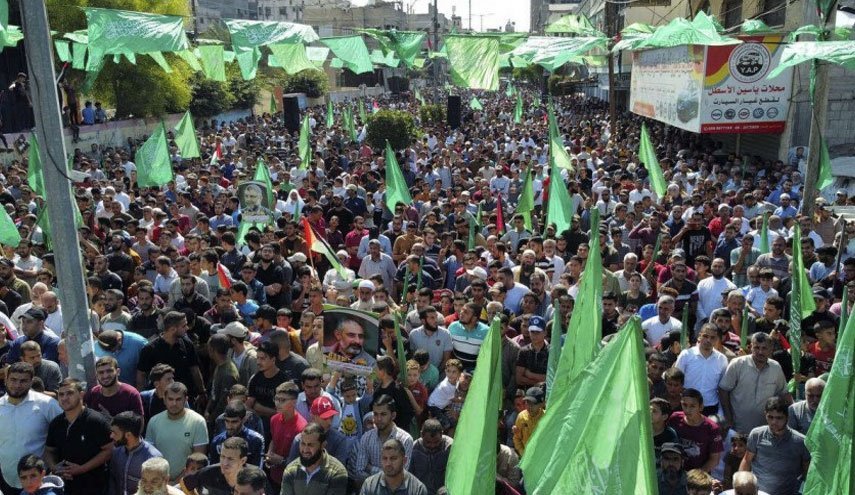 راهپیمایی مردمی در غزه برای یاری مسجدالاقصی، اسرا و کرانه باختری