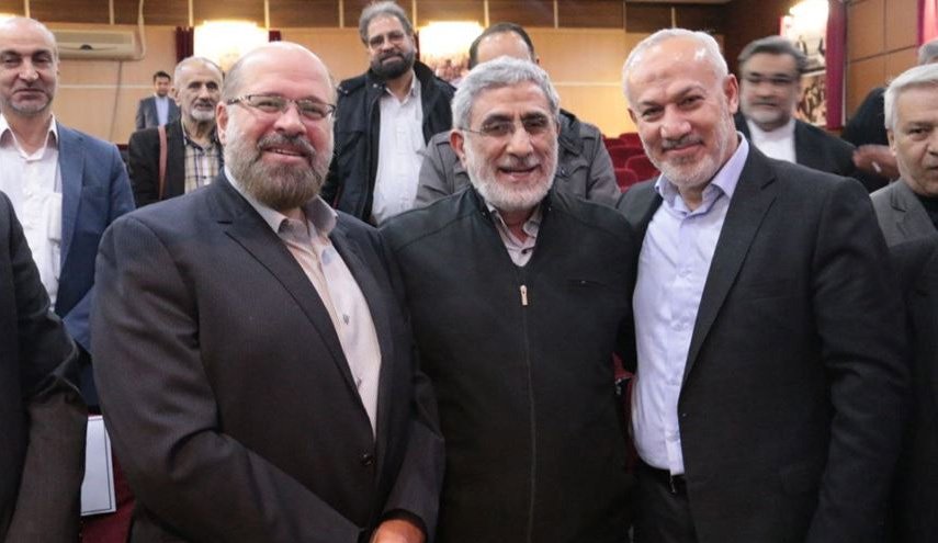 حضور سردار قاآنی در آیین بزرگداشت مرد مقاومت حسین شیخ الإسلام
