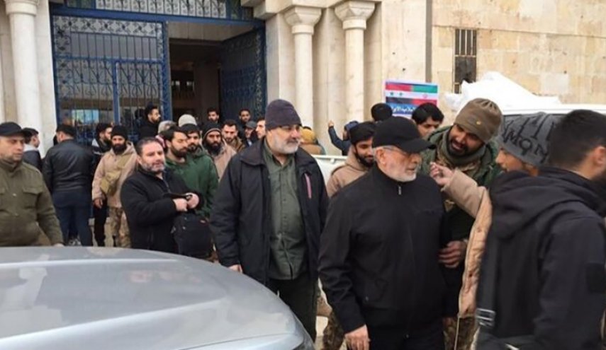 دومین سفر سردار قاآنی به مناطق زلزله زده شمال غرب سوریه