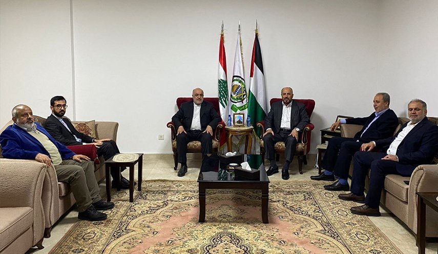 دیدار نماینده حماس با سفیر ایران در بیروت