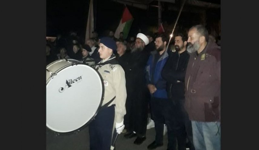 مسيرة للمنظمات الطلابية والشبابية اللبنانية والفلسطنية بحنوب لبنان بمناسبة يوم الأرض