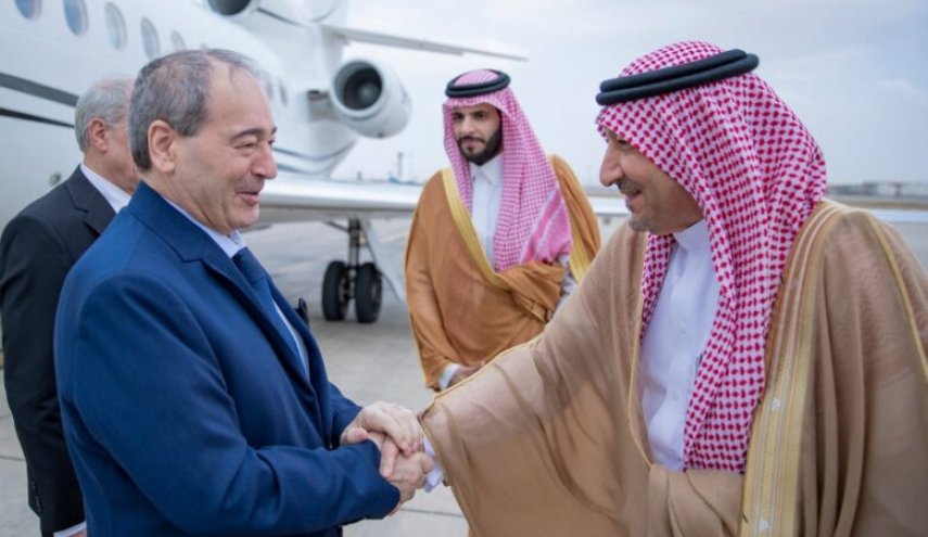 وزیر خارجه سوریه وارد ریاض شد