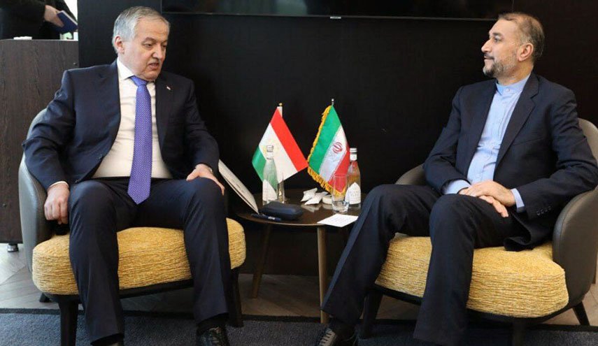 امیرعبداللهیان با وزیرخارجه جمهوری تاجیکستان دیدار کرد