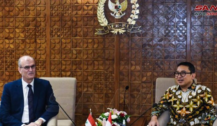 مباحثات سورية أندونيسية حول التعاون البرلماني بين البلدين
