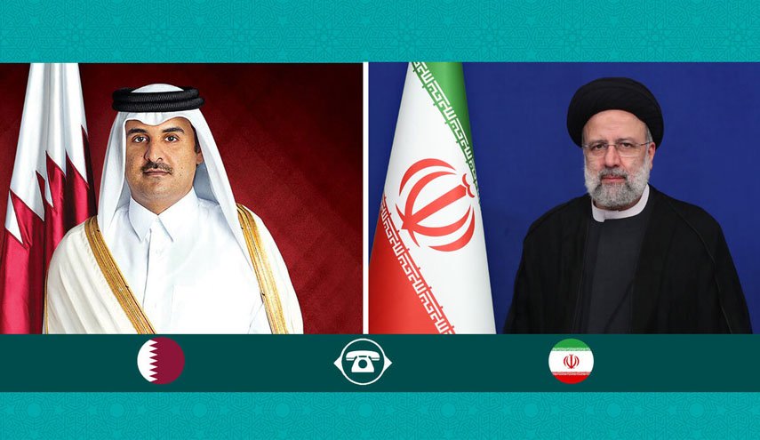 رئیسی در تماس تلفی با امیر قطر: پیشرفت‌های منطقه‌ای در سایه گفت وگو و همکاری‌ میسر است