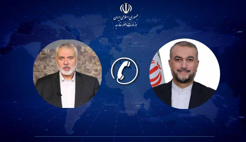امیرعبداللهیان در گفتگو با هنیه بر تداوم حمایت‌ از ملت و مقاومت فلسطین تاکید کرد