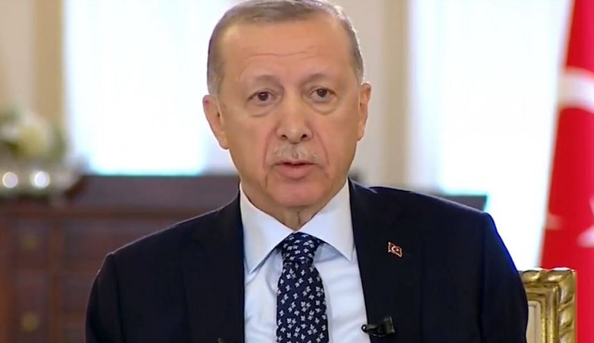 پخش زنده مصاحبه اردوغان به دلیل کسالت او قطع شد+ ویدیو