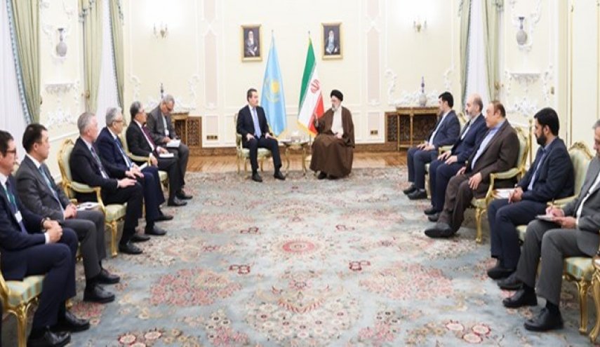 رئيسي: مستوى العلاقات الايرانية الكازاخستانية رغم النمو الكبير لا يتناسب مع الطاقات المتاحة