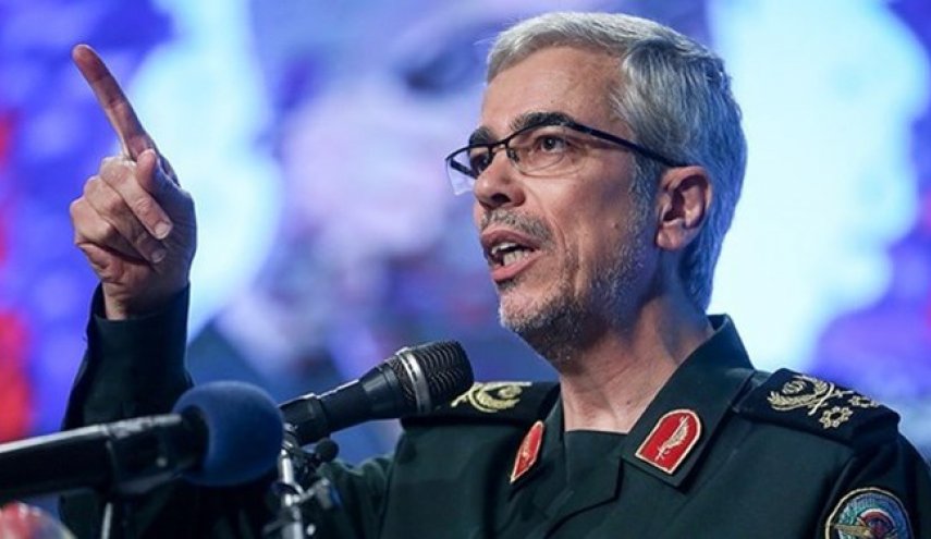 رئيس الأركان الايرانية: ندعم فلسطين بكل قوتنا
