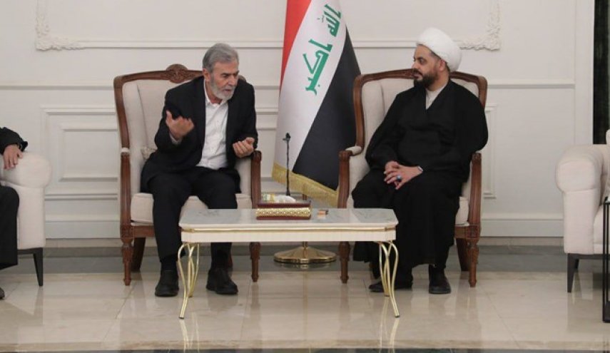 الخزعلی به دبیرکل جهاد اسلامی: مقاومت آماده حمایت از مجاهدان فلسطینی است