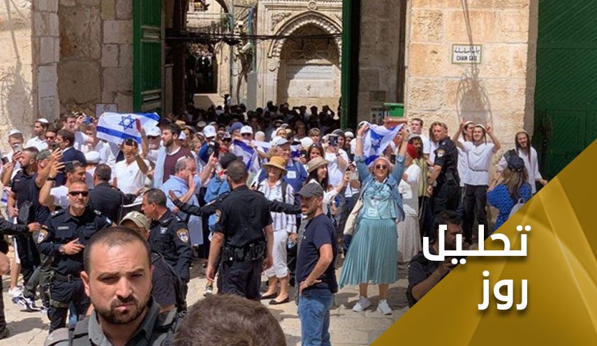 تعرض به مسجدالاقصی؛ راهپیمایی تحریک آمیز پرچم صهیونیست ها و هشدارهای فلسطینیان