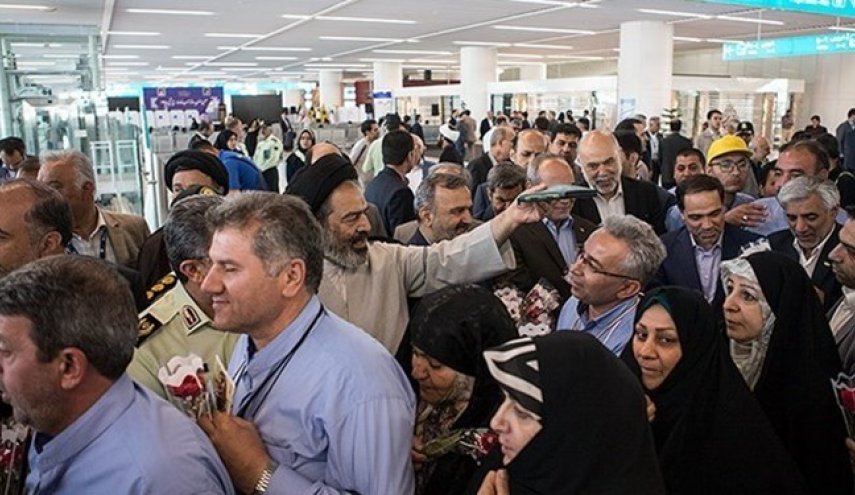 الدفعة الأولى من الحجاج الايرانيين تتوجه الى المدينة المنورة غدا الاربعاء