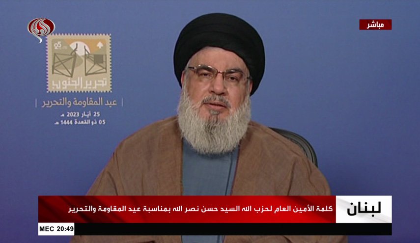سیدحسن نصرالله: نبرد با دشمن تا آزادی تمام خاک لبنان ادامه دارد/ اسرائیل امروز در پشت دیوارها پنهان شده است/ تشکر از ایران و سوریه برای حمایت از مقاومت