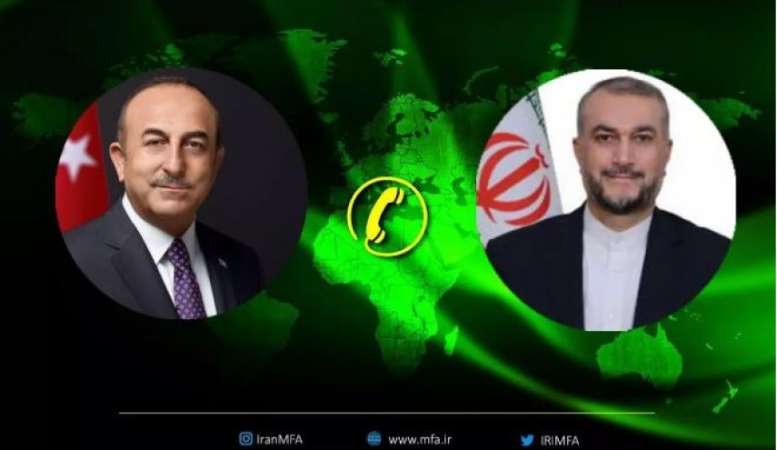 گفتگوی تلفنی وزیران خارجه ایران و ترکیه