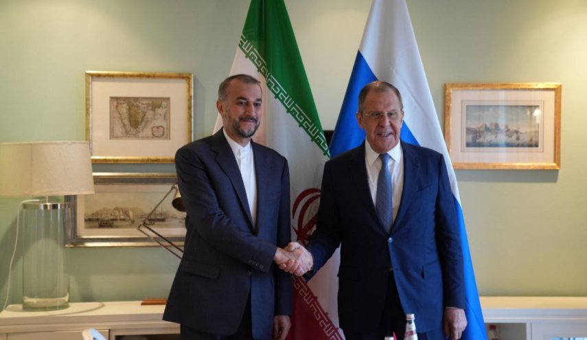 بالصور.. أمير عبداللهيان يلتقي لافروف