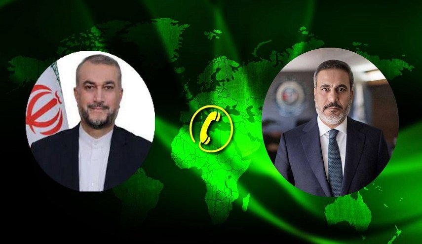 مباحثات هاتفية بين أميرعبداللهيان ووزير خارجية تركيا الجديد
