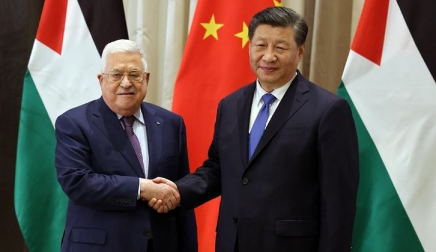 الرئيس الصيني يؤكد إقامة علاقات استراتيجية مع فلسطين