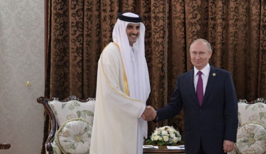 گفتگو تلفنی امیر قطر و رئیس جمهور روسیه 