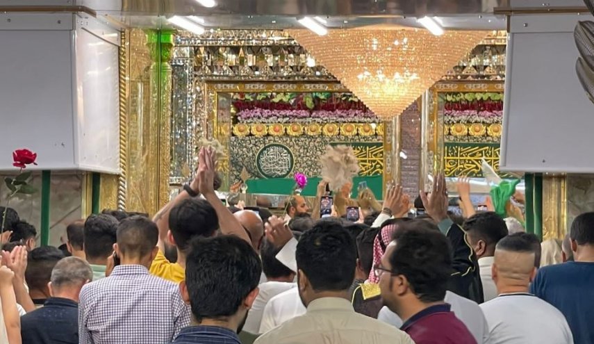 حضور پرشور محبان امیر المؤمنین (ع) در نجف اشرف در عید غدیر خم 