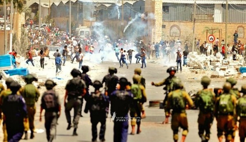 زخمی شدن 5 فلسطینی در درگیری با اشغالگران در رام الله