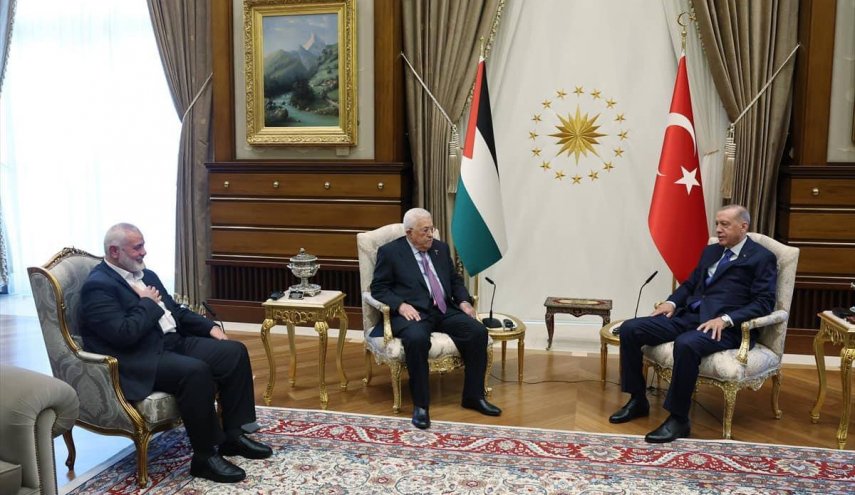دیدار اردوغان، عباس و هنیه پشت درهای بسته در آنکارا