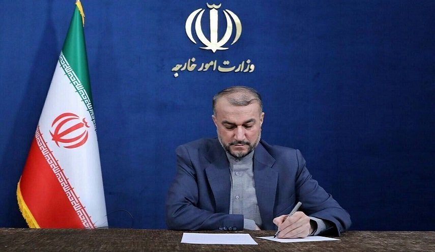 أميرعبداللهيان یعزي نظيره الاماراتي بوفاة شقيقه