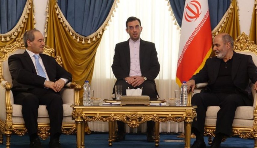 احمدیان در دیدار المقداد: آمریکا در تلاش برای خلق بحران‌های مصنوعی در سوریه است