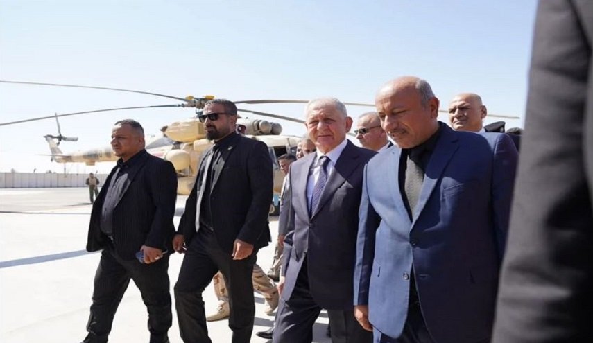 الرئيس العراقي يصل إلى محافظة كربلاء المقدسة
