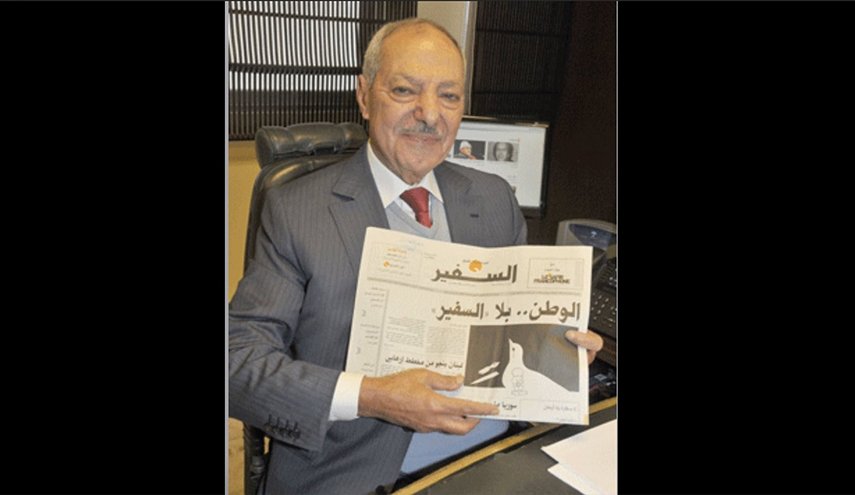 وزير الثقافة الايراني ينعى مؤسس جريدة السفير