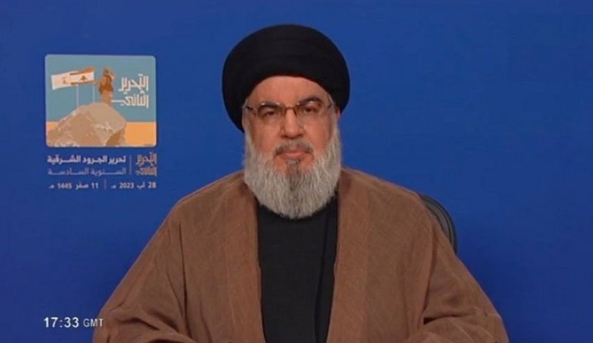 دبیرکل حزب الله: لبنان بخشی از نقشه خلافت داعش بود/ آمریکا از افراد مسلح حمایت و ارتش لبنان را از مقابله با آنان منع کرده بود/ هشدار به صهیونیست ها درباره هرگونه ارتکاب ترور درخاک لبنان