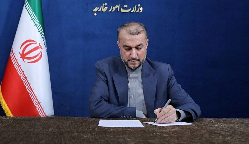 أمير عبداللهيان يشكر قائد الثورة لتقديره جهود الجهاز الدبلوماسي