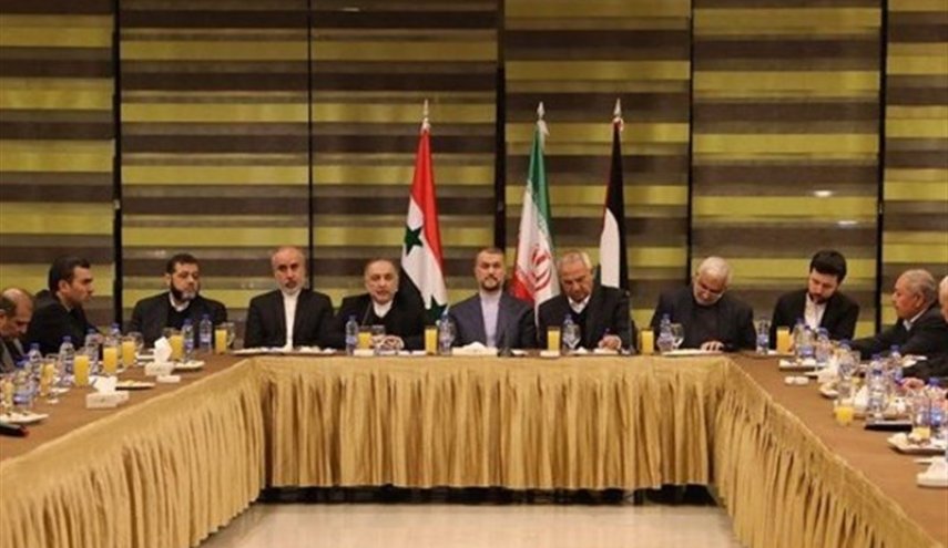 دیدار امیرعبداللهیان با رهبران مقاومت فلسطین در لبنان