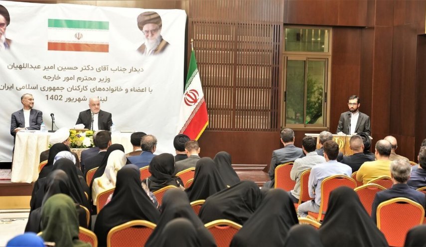امیرعبداللهیان با ایرانیان مقیم لبنان دیدار کرد