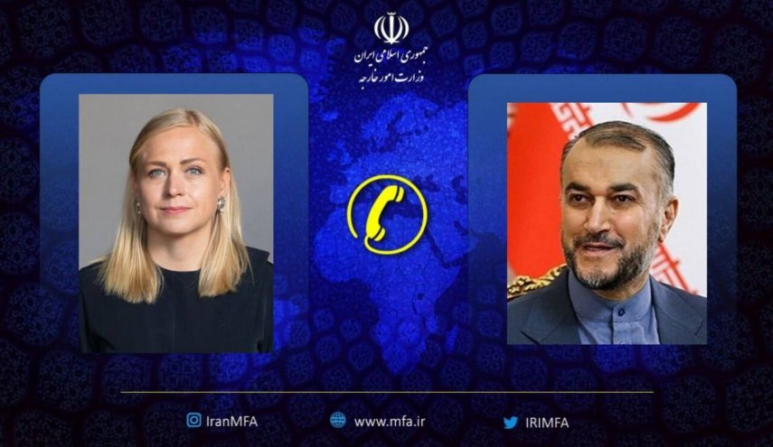 وزيرا خارجية إيران وفنلندا يؤكدان على تطوير العلاقات الثنائية

