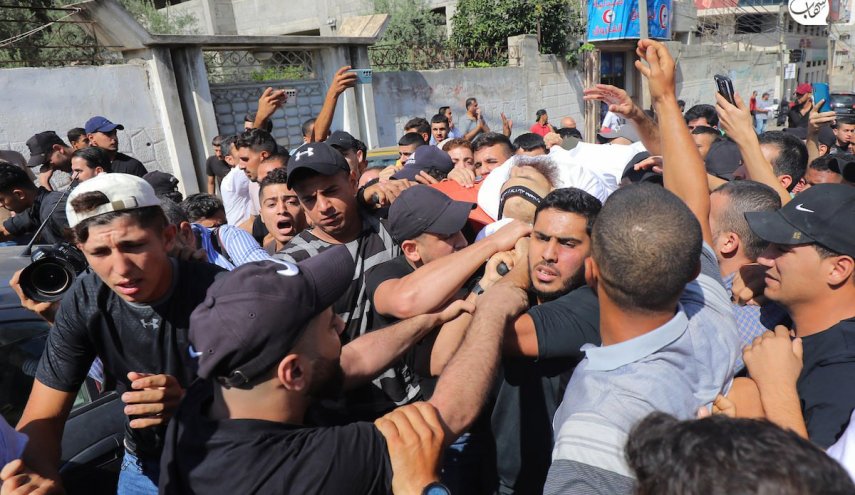فلسطینی ها شهدای غزه را تشییع کردند