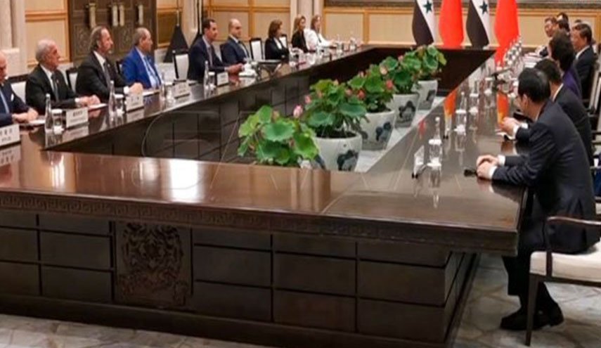 الرئيسان السوري والصيني يوقعان اتفاقية التعاون الاستراتيجي بين البلدين