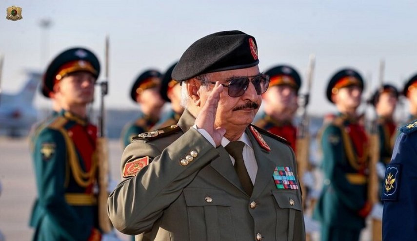 دیدار «خلیفه حفتر» با پوتین در کرملین