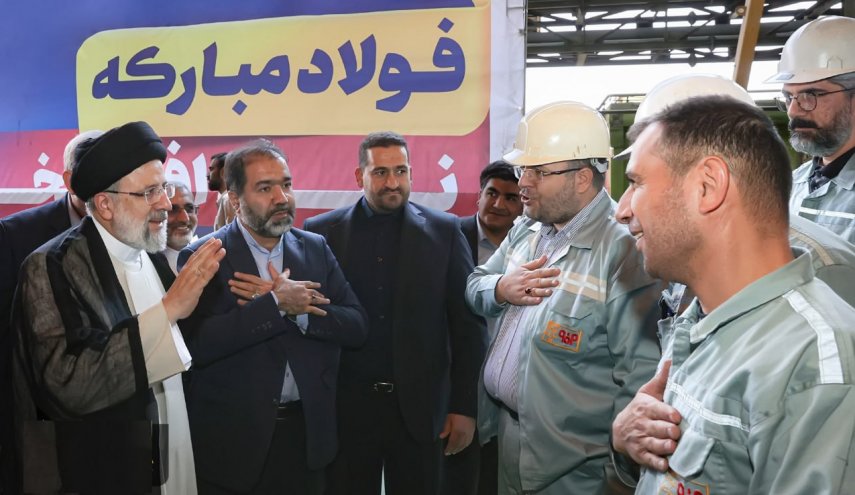 رئيس الجمهورية يرعى تدشين محطة كهرباء 'فولاد مباركة' في اصفهان