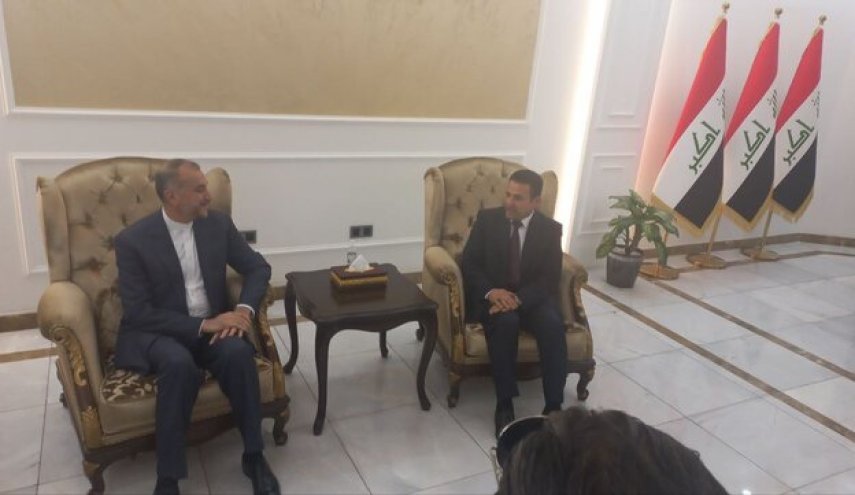 امیرعبداللهیان وارد بغداد شد
