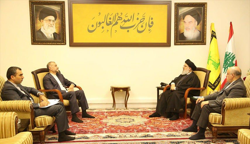 السيد نصرالله يستقبل أمیر عبداللهيان في بيروت