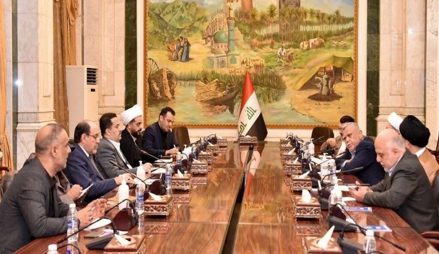 گردهمایی رهبران چارچوب هماهنگی شیعی عراق برای کمک به مردم فلسطین
