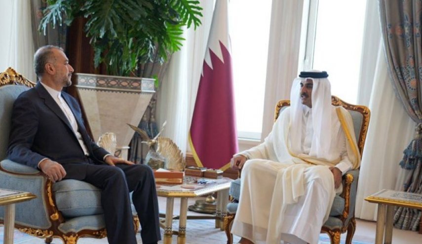 امیرعبداللهیان در دیدار با امیر قطر: گروه‌های مقاومت در مقابل جنایات صهیونیست‌ها منتظر توصیه کسی نمی‌مانند
