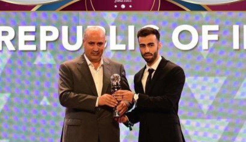 اختيار الايراني مسلم اولاد قباد أفضل لاعب لكرة الصالات في آسيا 2022